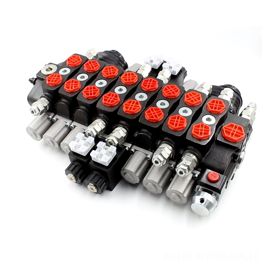 Industrial Hydraulics | Manual 8 Spool Sectional Directional Valve | Global Supplier image